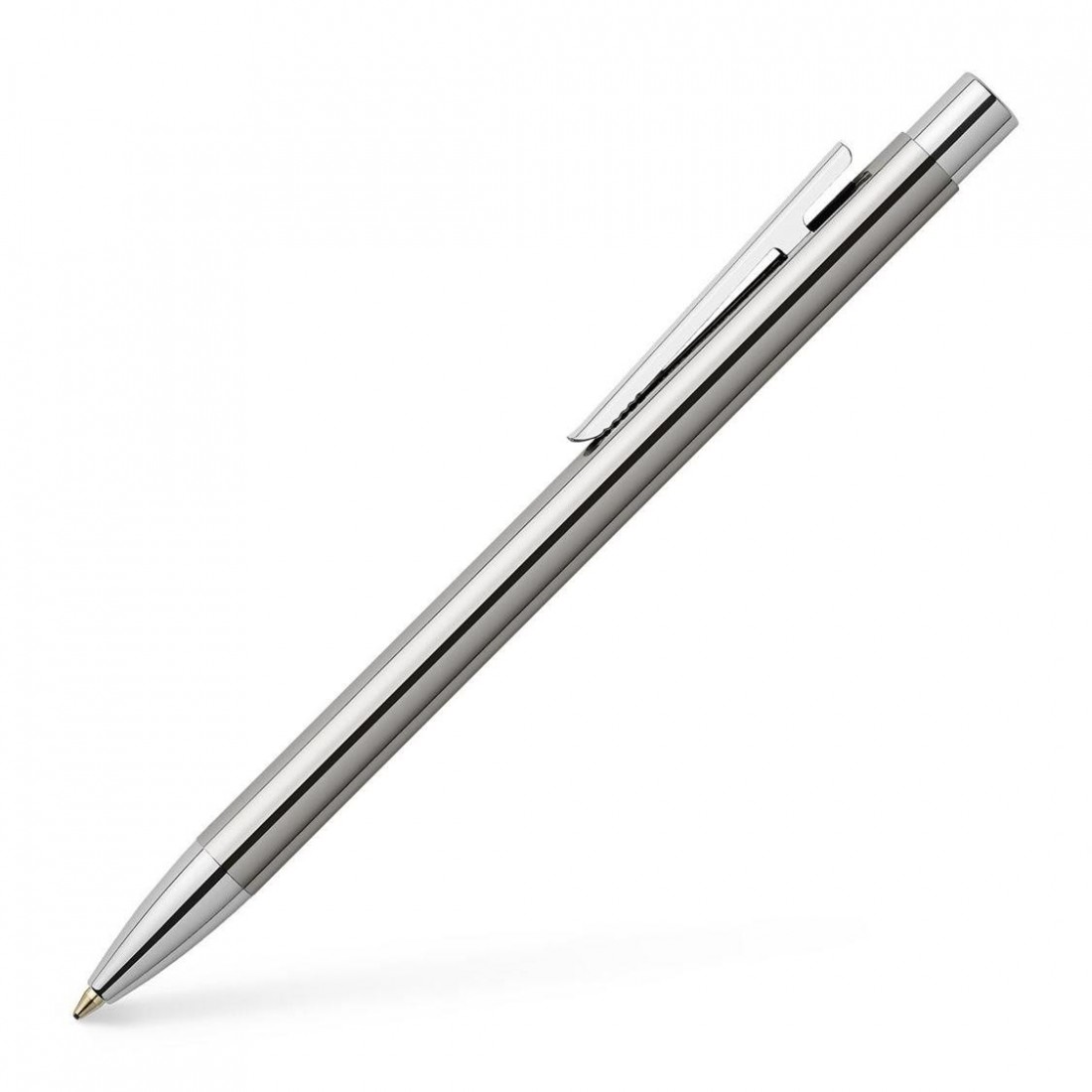 Faber Castell Ball Pen NEO Slim, Shiny Stainless Steel, 342020
