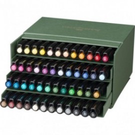 Faber Castell Pitt Artist Pen Brush India ink pen, studio box of 48 167192