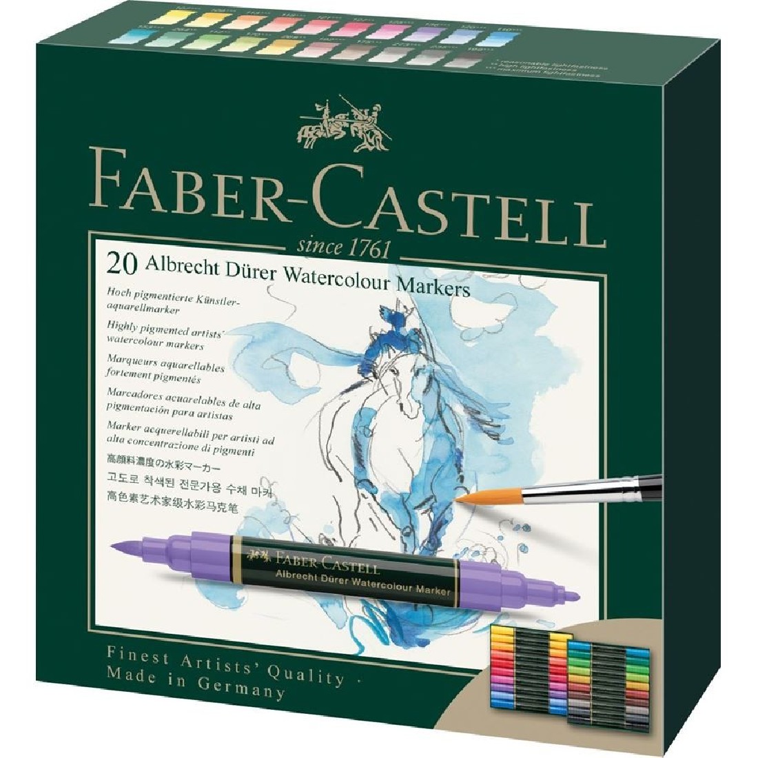 Faber Castell Albrecht Durer Watercolour Markers, Set 20 160320