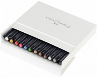 Faber Castell Pitt Artist Pen india ink pen Calligraphy 167512 studio box of 12