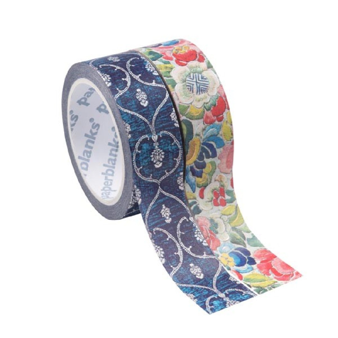 Paperblanks Washi Tape Blue Velvet/Pear Garden