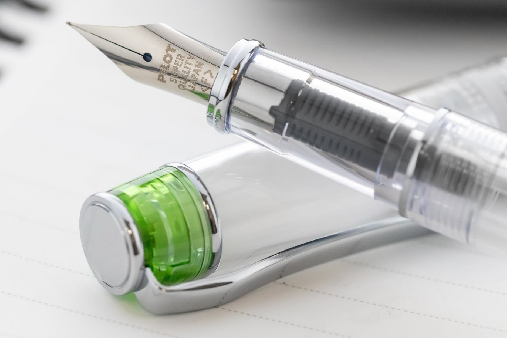 Prera Pilot Prera demonstrator green with converter fountain pen