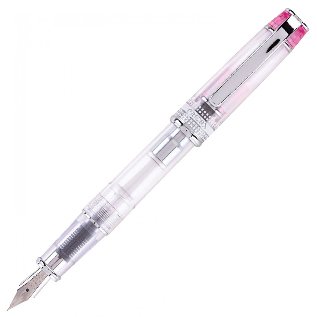 Pilot Prera demonstrator Pink with converter fountain pen