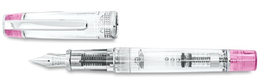 Pilot Prera demonstrator Pink with converter fountain pen