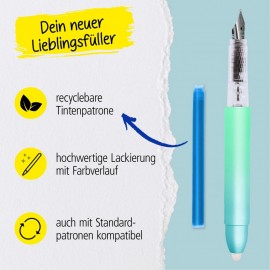 Erasable Fountain Pen ONLINE magiXX Turquoise Dream 030325