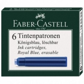 Faber Castell Ink Cartridges Blue 185506