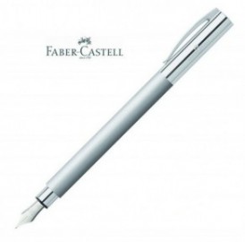 Faber Castell Ambition Brushed Metal Fountain Pen 148391