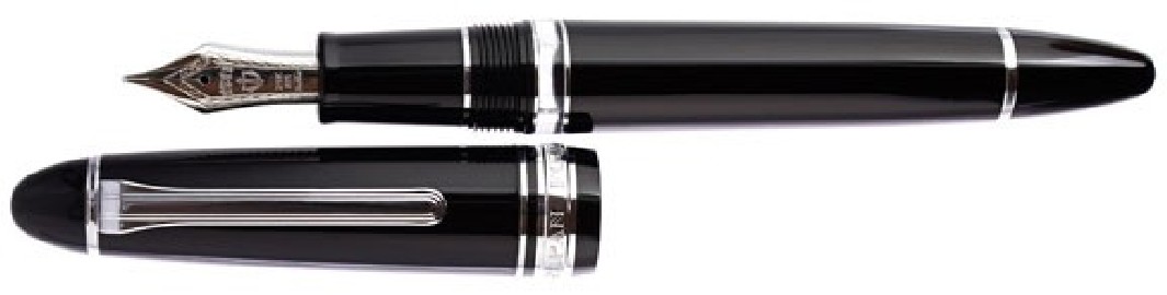 Sailor 1911 Classic Realo Black Silver Fountain Pen