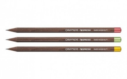 Carandache Set of 3 NESPRESSO SWISS WOOD Pencils – Limited Edition 4