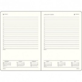 Daily Planner 2026, A6, hardcover, Black, Leuchtturm