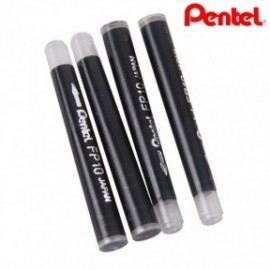 Refills cartridges FP10 black 4 pieces Pentel