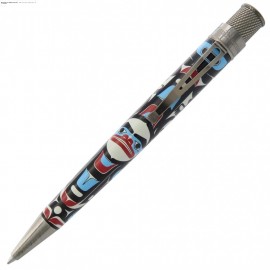 Retro 51 Smithsonian Collection, Rollerball Pen, Raven Steals the Sun by James Peter Johnson SRR-2201