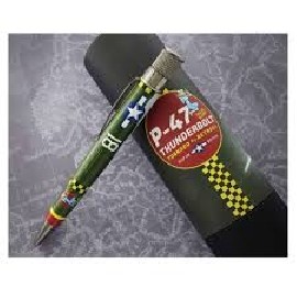 Retro 1951 Tornado Vintage Metalsmith, P-47 Thunderbolt Rollerball Pen VRR-2247
