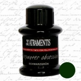 De Atramentis Black Green 45ml fountain pen standard ink black edition