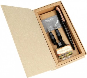Calligraphy black set - Air Best Writer Set - Online, Germany - Golden Yellow Ink