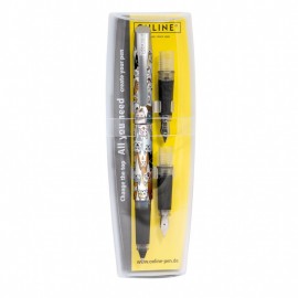 Fluffy Cats fountain pen and rollerball set, 61452, Online