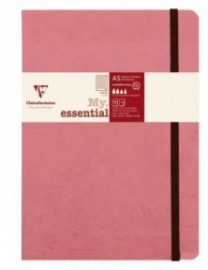 Clairefontaine Rhodia Age Bag My essentail Notebook, A5, lined, 90g, Rose Pink 793466C