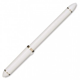 Sailor Fude DE Mannen Calligraphy Stroke Style Fountain Pen  40 Degree nib (12-0150-010) pearl white