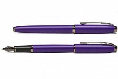 Teranishi Guitar fountain pen purple GFPN-PU-F with converter