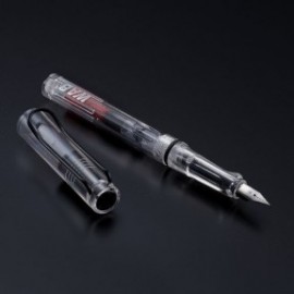 WAB-6633 clear fountain pen with converter