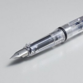 WAB-6633 clear fountain pen with converter