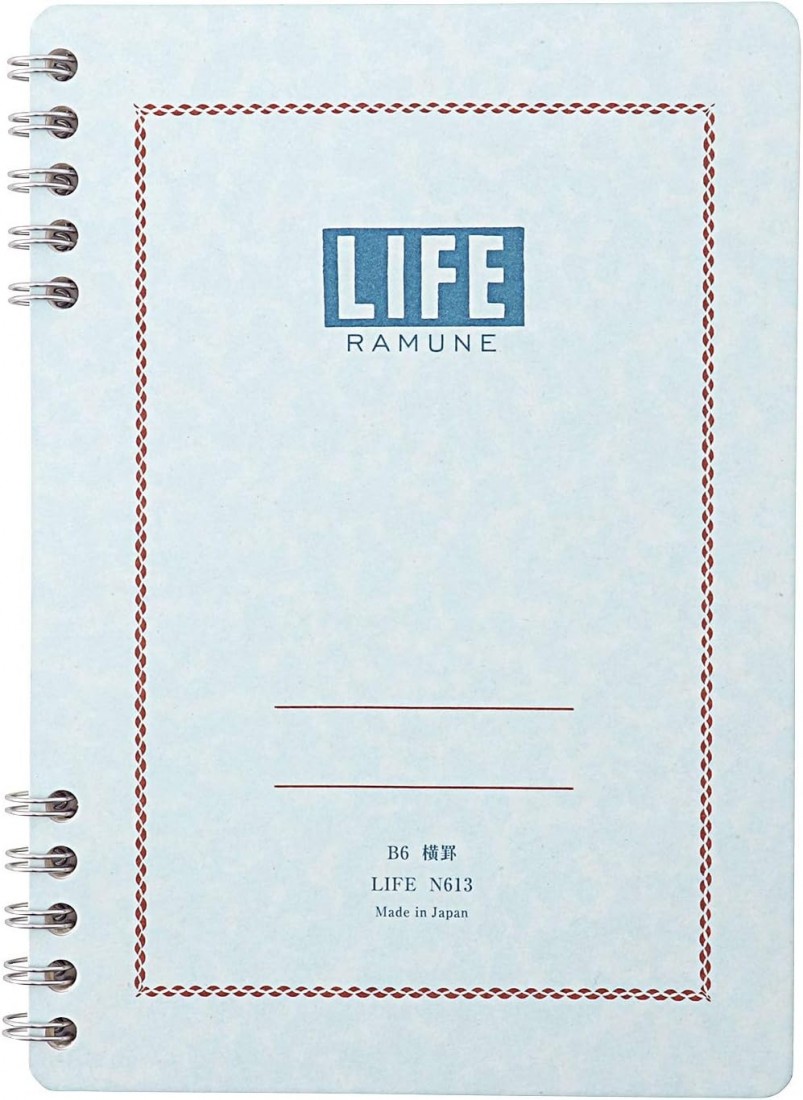 Life Notebook Ramune B6 Ruled, 120 pages, white paper, N613