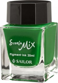 Sailor Fountain Pen Bottle Ink Storia Mix Pigment Ink Yellow Green 20ml 13-1503-267