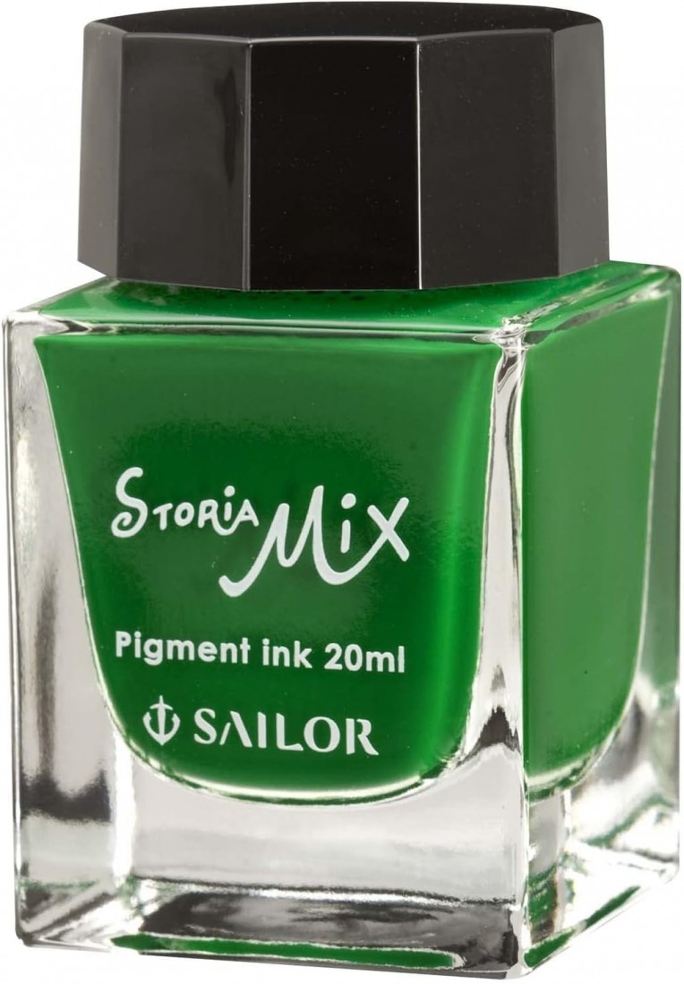 Sailor Fountain Pen Bottle Ink Storia Mix Pigment Ink Yellow Green 20ml 13-1503-267