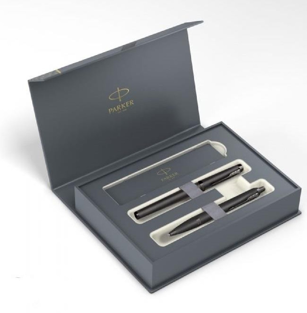 Parker IM Mono Titanium Set Fountain pen and Ballpen