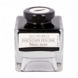 Scribo Nero Nero, deep and absolute 90ml bottle ink