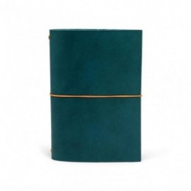 Paper Republic grand voyageur pocket petrol blue  leather journal