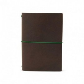 Paper Republic grand  voyageur pocket chestnut leather journal