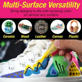 Faber Castell shake & paint 6 Acrylic Metallic Markers 285517