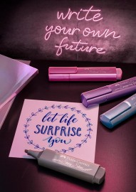 Faber Castell Highlighters, Metallic Colors - Box of 4 - 254674