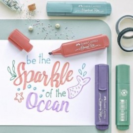 Faber Castell Highlighters, Metallic Colors - Box of 4 - 254674