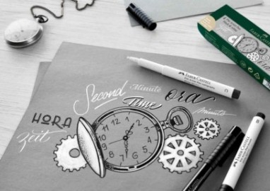 Faber Castell Pitt Artist Brush Pen, White India Ink - Brush Nib Artist Marker B 167401