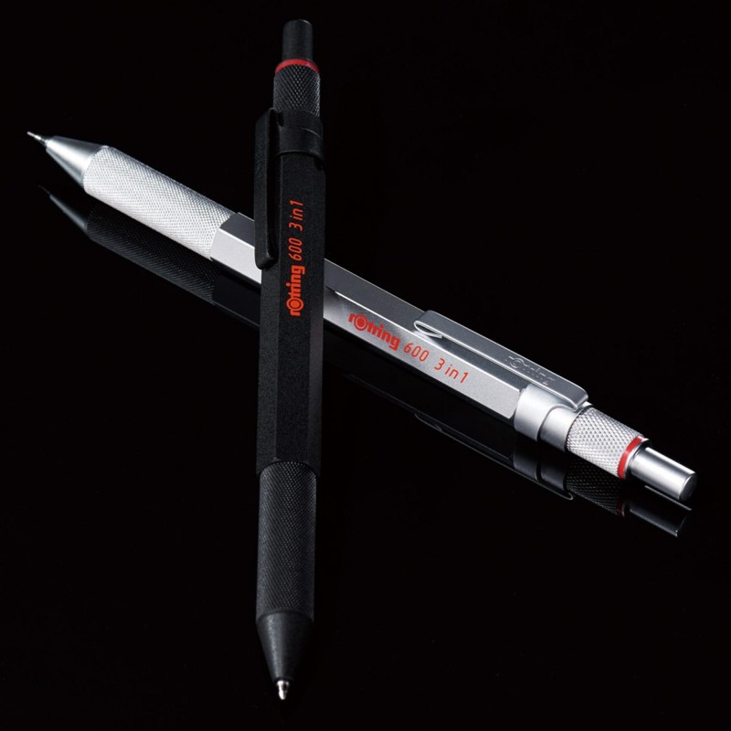 Rotring 600 Multipen 3 in 1 silver