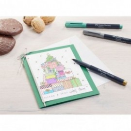 Metallics Marker cardboard wallet of 6 160706 Faber Castell