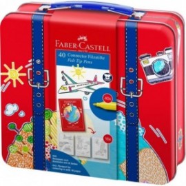 Faber Castell Connector felt tip pen suitcase 155535