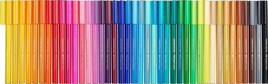 Faber Castell Connector felt tip pen suitcase 155535