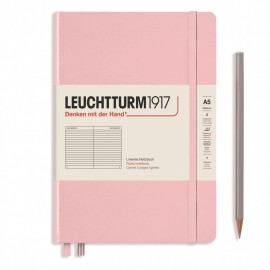 Leuchtturm 1917 Notebook A5, Powder, Ruled Hard Cover