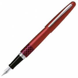 Pilot MR Retro Pop Collection, Fountain Pen, Metallic Red, Flower Ring