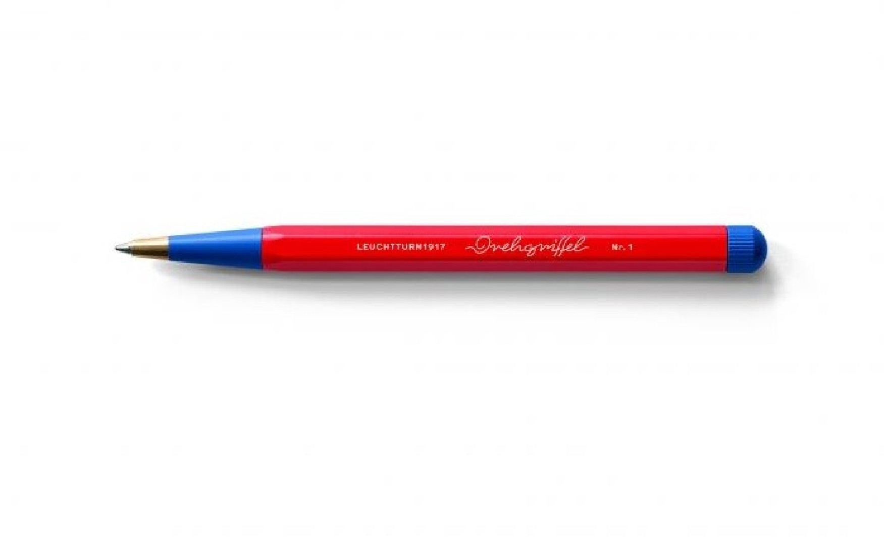 Leuchtturm 1917 Drehgriffel Nr.1 Bauhaus Edition Red/Royal blue Ballpoint pen, with royal blue ink