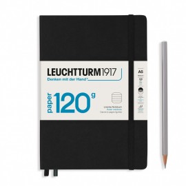 Leuchtturm 1917 Notebook A5 Edition 120g, Black, Ruled Hard Cover LE