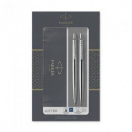 Parker Jotter Core Stainless Steel CT Set Mechanical Pencil and Ballpen