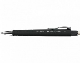 Mechanical Pencil Poly Matic 0.7mm Black 133353 Faber  Castell