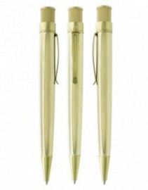 RETRO 1951 TORNADO VINTAGE Raw Brass, VRR-2119 ROLLERBALL