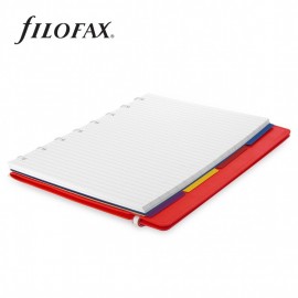 Notebook Refillable Ruled A5 Red, 115008 Filofax