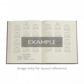 2026 Daily Diary, Cezannes Terracotta Pots and Flowers, Midi 13x18 Hard Cover, elastic closure, Paperblanks