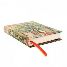 2026 Daily Diary, Cezannes Terracotta Pots and Flowers, Midi 13x18 Hard Cover, elastic closure, Paperblanks